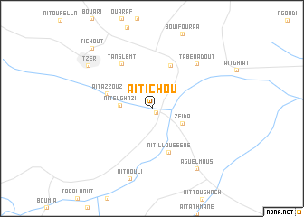map of Aït Ichou