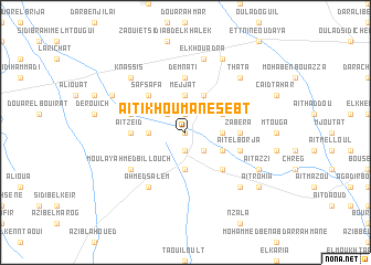 map of Aït Ikhoumane Sebt