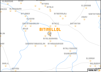map of Aït Imellol