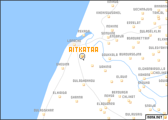 map of Aït Kataa