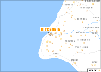 map of Aït Kerbid