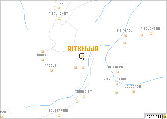map of Aït Khijja