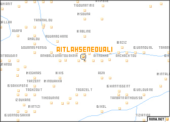 map of Aït Lahsene Ou Ali