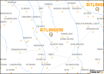 map of Aït Lahsene