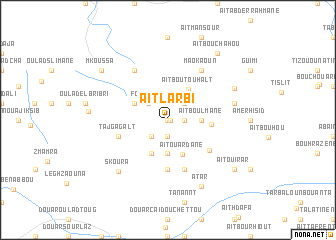 map of Aït Larbi