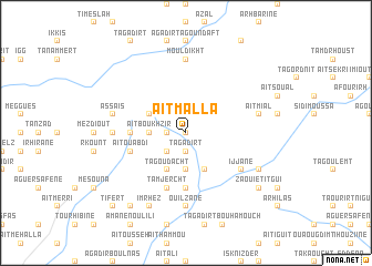 map of Aït Malla
