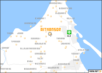 map of Aït Mansor