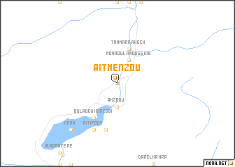 map of Aït Menzou