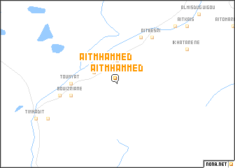 map of Aït Mhammed