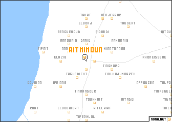 map of Aït Mimoun
