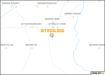 map of Aït Mouloud