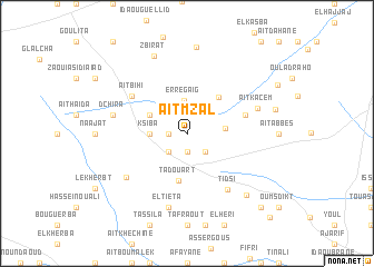 map of Aït Mzal