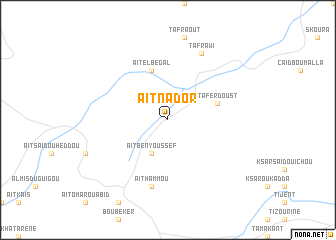 map of Aït Nador