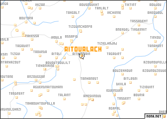 map of Aït ou Alach