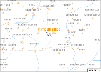 map of Aït Ou Azad
