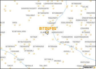 map of Aït Oufad