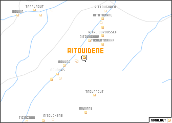 map of Aït Ouidene