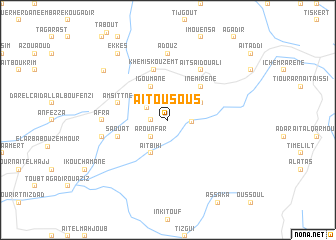 map of Aït Ou Sous