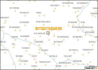 map of Aït Outsouene