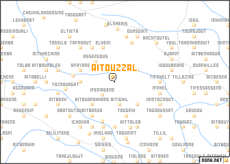 map of Aït Ouzzal