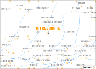 map of Aït Rezouane
