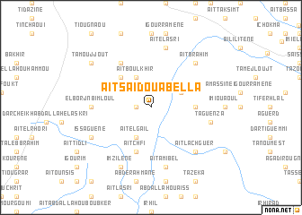 map of Aït Saïd Ou Abella