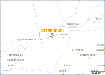 map of Aït Semouzi