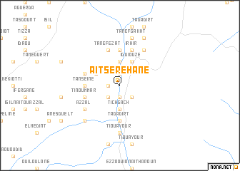 map of Aït Serehane