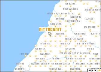 map of Ait Tagunit