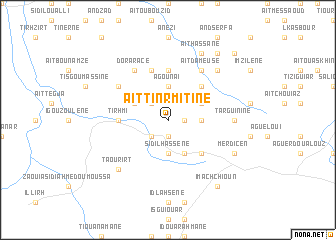 map of Aït Tinrmitine