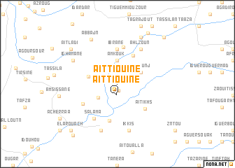 map of Aït Tiouine