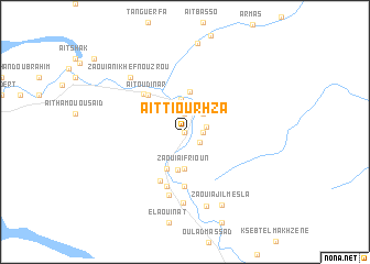 map of Aït Tiourhza
