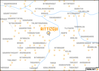 map of Aït Tizgui