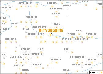 map of Aït Youguine