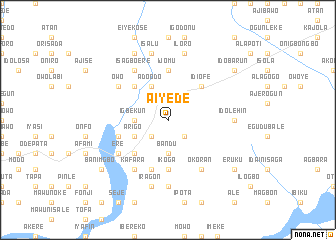 map of Aiyede