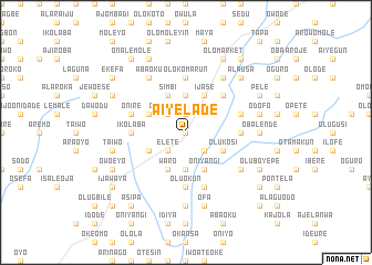 map of Aiyelade