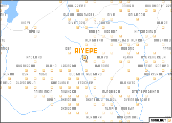 map of Aiyepe