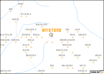 map of Aiyetoro