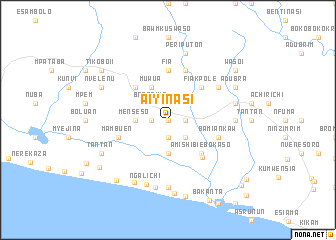 map of Aiyinasi