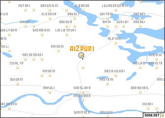 map of Aizpuri