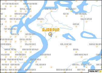 map of Ajabpur