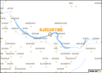 map of Ajaguayibo