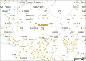 map of Ajaku