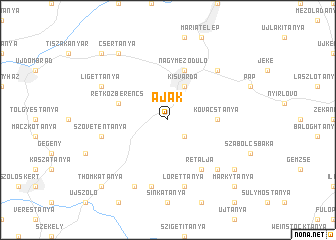 map of Ajak