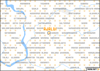 map of Ājaldi