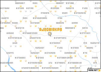 map of Aja Obiakpa