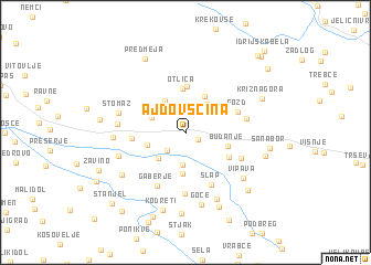 map of Ajdovščina