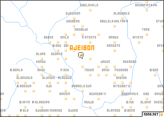 map of Aje Ibon
