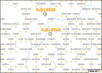 map of Ajelanwa