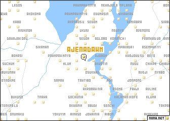 map of Ajenadawm